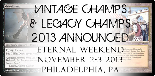 Vintage & Legacy Champs 2013 Announced
